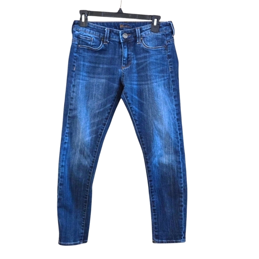 Kut From The Kloth Mid Rise Straight Leg Blue Jeans Size 2 | Women’s Small Denim